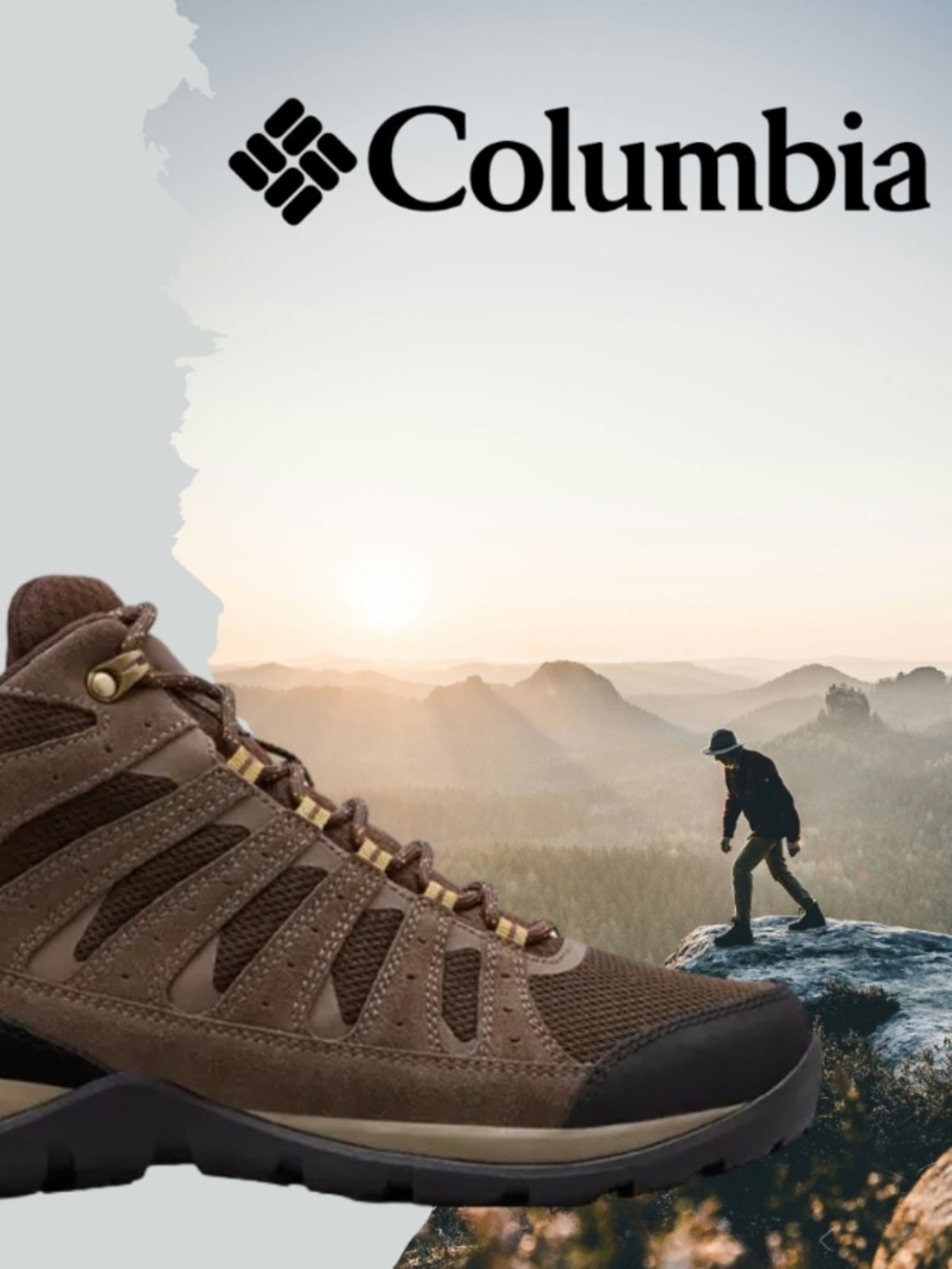 Columbia Redmond V2 Mid Waterproof Hiking Boot - Size 9